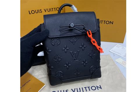 black and white replica steamer bag|Louis Vuitton Steamer XS Black/White .